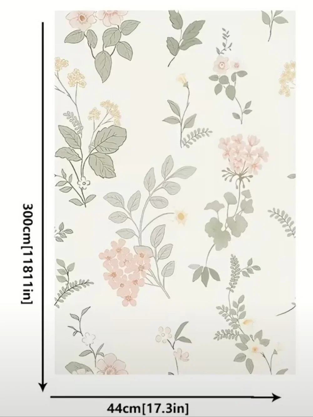 2 New Roll of cream with Pink Floral wallpaper. #1578-1736